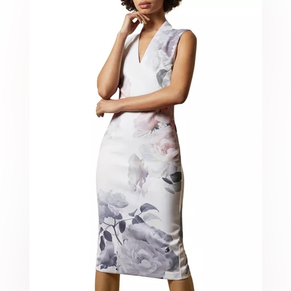 Ted Baker Marah Floral Print Bodycon Dress